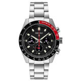 Seiko Prospex Speedtimer Solar Chronograph Black Dial Silver Steel Strap Watch for Men - SSC915 Buy Now By Seiko