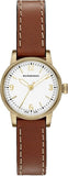 Burberry The Utilitarian White Dial Brown Leather Strap Watch for Women - BU7865 Buy Now By Burberry