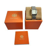 Tory Burch Eleanor White Dial Silver Steel Strap Watch for Women - TBW1069 Buy Now By Tory Burch