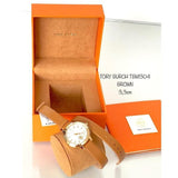 Tory Burch Collins Quartz White Dial Brown Leather Strap Watch for Women - TBW1304 Buy Now By Tory Burch