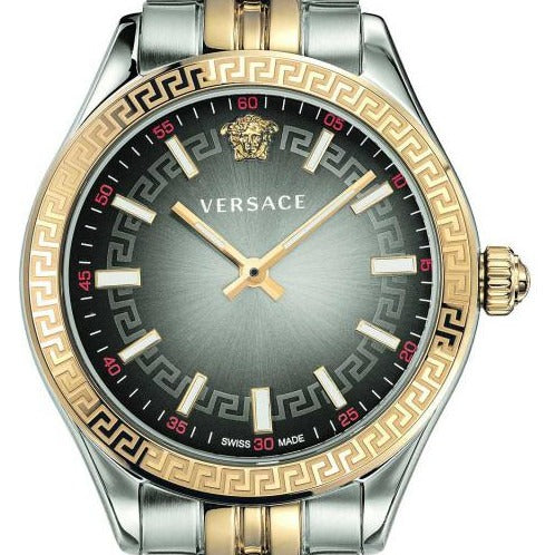 Versace Hellenyium Grey Dial Two Tone Steel Strap Watch for Women - VEHU00520 Buy Now By Versace