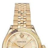 Versace Virtus Quartz Gold Dial Gold Steel Strap Watch for Women - VEHU00720 Buy Now By Versace