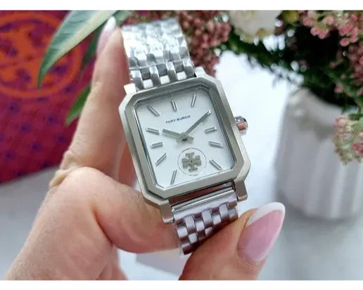 Tory Burch Robinson White Dial Silver Steel Strap Watch for Women - TBW1510 Buy Now By Tory Burch