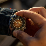 Seiko Prospex US Special Edition King Turtle Automatic Brown Dial Silver Steel Strap Watch for Men - SRPH55 Buy Now By Seiko