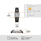 Emporio Armani Classic Crystals Silver Dial Black Leather Strap Watch for Women - AR11660 Buy Now By Emporio Armani