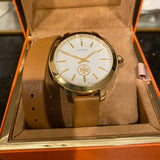 Tory Burch Collins Quartz White Dial Brown Leather Strap Watch for Women - TBW1304 Buy Now By Tory Burch
