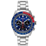 Seiko Prospex Speedtimer Solar Chronograph Blue Dial Silver Steel Strap Watch for Men - SSC913 Buy Now By Seiko