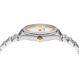 Versace Hellenyium Quartz White Dial Silver Steel Strap Watch for Women - VEHU00320 Buy Now By Versace