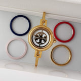 Tory Burch Riva Gold Dial Gold Steel Strap Watch for Women - TBW4029 Buy Now By Tory Burch
