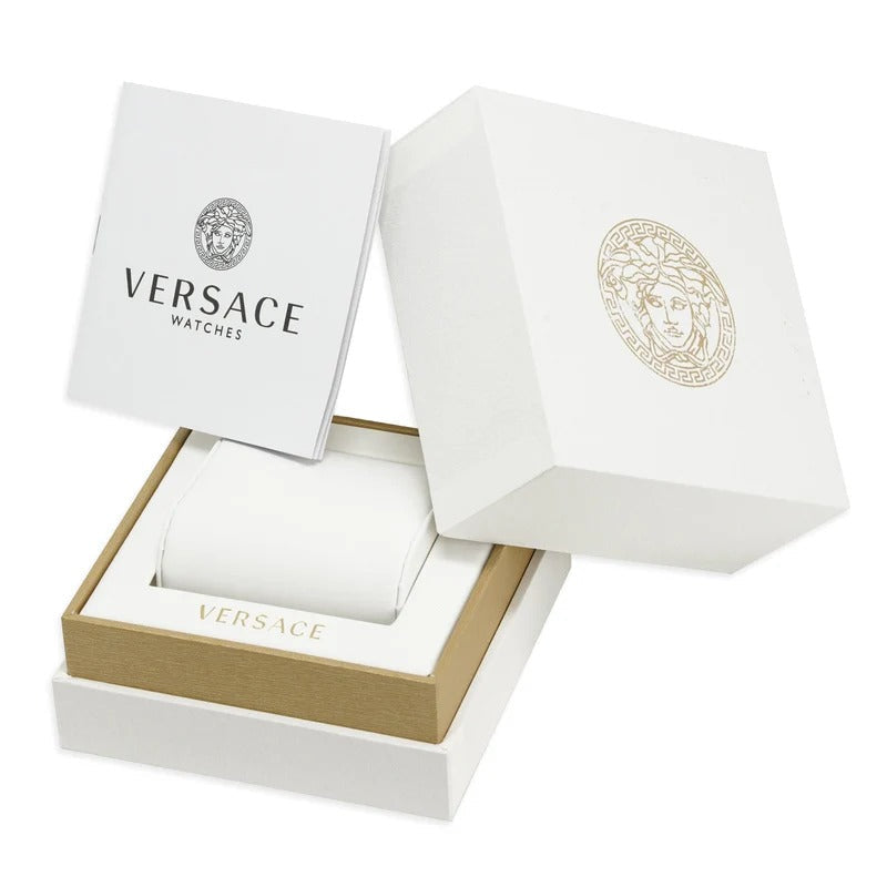 Versace Reve Analog White Dial Two Tone Steel Strap Watch for Women - VE8B00724 Buy Now By Versace