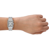 Emporio Armani Genni Analog Mother of Pearl Dial Silver Steel Strap Watch for Women - AR11662 Buy Now By Emporio Armani