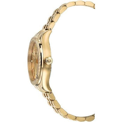 Versace Virtus Quartz Gold Dial Gold Steel Strap Watch for Women - VEHU00720 Buy Now By Versace