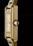 Emporio Armani Genni Crystals Mother of Pearl Dial Gold Steel Strap Watch for Women - AR11659 Buy Now By Emporio Armani
