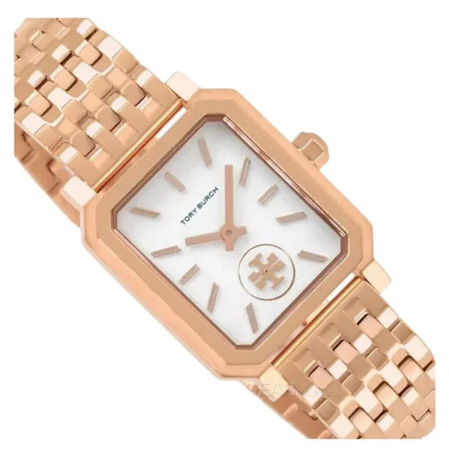 Tory Burch Robinson White Dial Rose Gold Steel Strap Watch for Women - TBW1502 Buy Now By Tory Burch