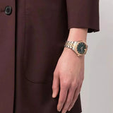 Versace Hellenyium Quartz Green Dial Two Tone Steel Strap Watch for Women - VE2S00422 Buy Now By Versace