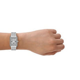 Emporio Armani Genni Analog Mother of Pearl Dial Silver Steel Strap Watch for Women - AR11662 Buy Now By Emporio Armani