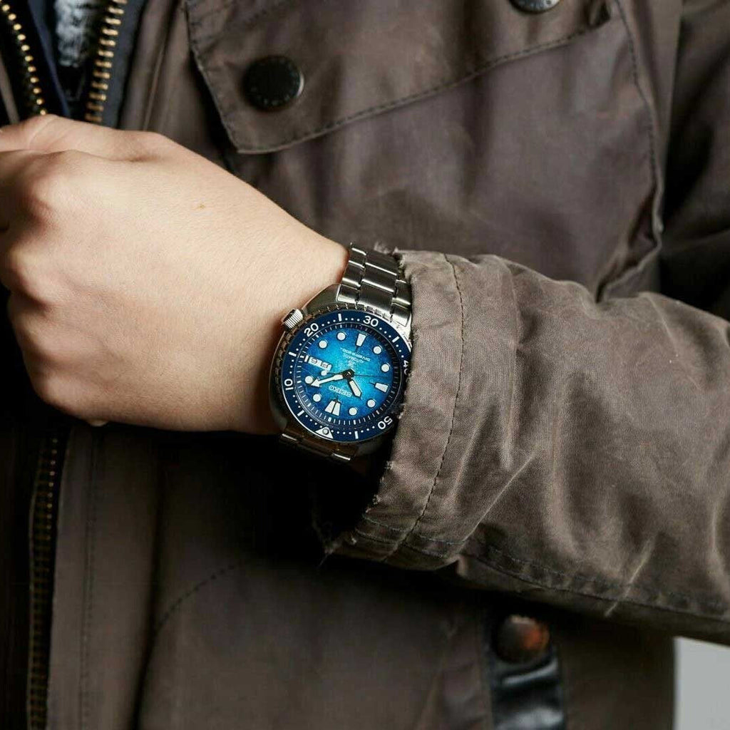 Seiko Prospex US Special Edition Automatic Blue Dial Silver Steel Strap Watch for Men - SRPH59 Buy Now By Seiko