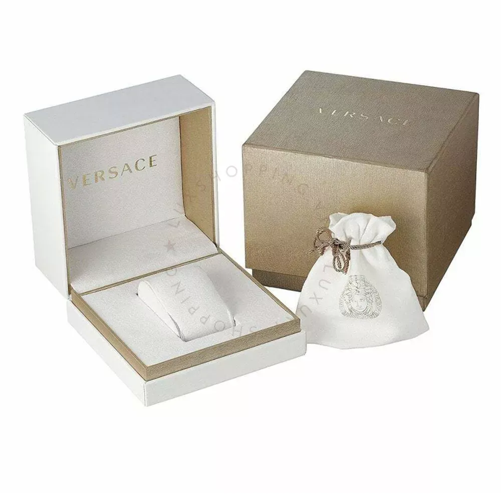 Versace Hellenyium Quartz White Dial Silver Steel Strap Watch for Women - VEHU00320 Buy Now By Versace