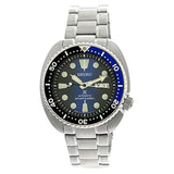 Seiko Prospex Deep Blue Batman Turtle Diver's Automatic Blue Dial Silver Steel Strap Watch for Men - SRPC25J1 Buy Now By Seiko