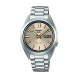 Seiko 5 Sports SNXS Series Automatic Beige Dial Silver Steel Strap Watch for Men - SRPK91K1 Buy Now By Seiko