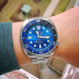 Seiko Prospex Save The Ocean Diver's Automatic Blue Dial Silver Steel Strap Watch for Men - SRPD21J1 Buy Now By Seiko
