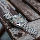 Seiko 5 Sports SNXS Series Automatic Beige Dial Silver Steel Strap Watch for Men - SRPK91K1 Buy Now By Seiko