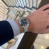 Seiko 5 Sports SNXS Automatic Blue Dial Silver Steel Strap Watch for Men - SRPK87K1 Buy Now By Seiko