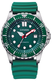 Citizen Mechanical Automatic Green Dial Green Rubber Strap Watch for Men - NJ0129-10X Buy Now By Citizen