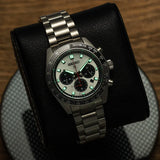 Seiko Prospex Speedtimer Solar Chronograph Silver Dial Silver Steel Strap Watch for Men - SSC911 Buy Now By Seiko