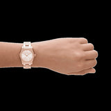 Emporio Armani Federica Analog Mother of Pearl Dial Rose Gold Steel Strap Watch for Women - AR11558 Buy Now By Emporio Armani