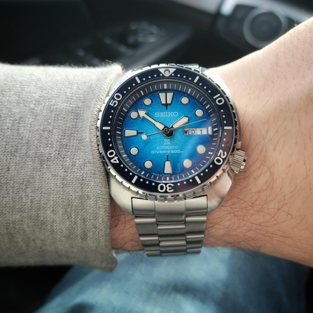 Seiko Prospex US Special Edition Automatic Blue Dial Silver Steel Strap Watch for Men - SRPH59 Buy Now By Seiko