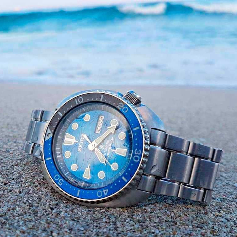 Seiko Prospex Save The Ocean Diver's Automatic Blue Dial Silver Steel Strap Watch for Men - SRPD21J1 Buy Now By Seiko