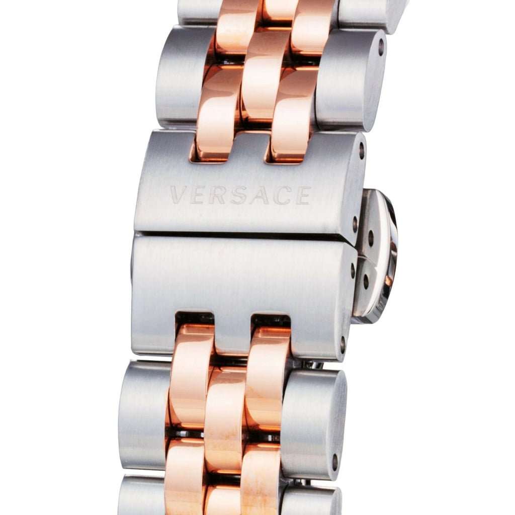 Versace Hellenyium Quartz Green Dial Two Tone Steel Strap Watch for Women - VE2S00422 Buy Now By Versace