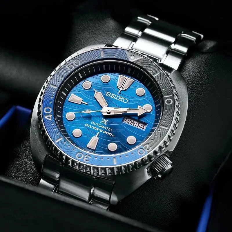 Seiko Prospex Save The Ocean Diver's Automatic Blue Dial Silver Steel Strap Watch for Men - SRPD21J1 Buy Now By Seiko