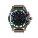 Versace Icon Active Chronograph Black Dial Grey Silicone Strap Watch for Men - VEZ701022 Buy Now By Versace