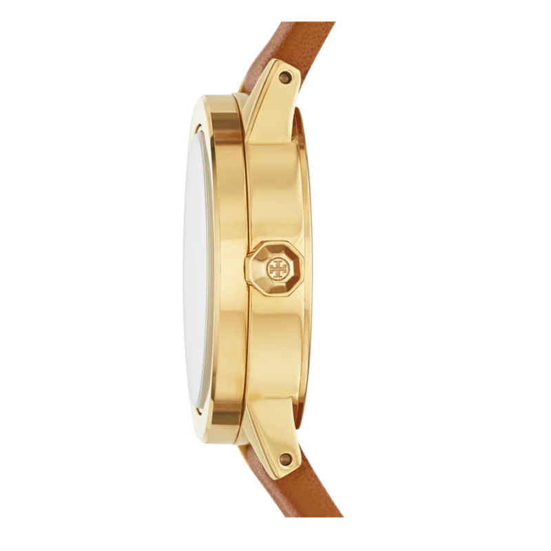 Tory Burch Collins Quartz White Dial Brown Leather Strap Watch for Women - TBW1304 Buy Now By Tory Burch