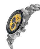 Seiko Prospex Speedtimer Solar Chronograph Yellow Dial Silver Steel Strap Watch for Men - SSC929 Buy Now By Seiko