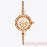 Tory Burch Riva Rose Gold Dial Rose Gold Steel Strap Watch for Women - TBW4037 Buy Now By Tory Burch