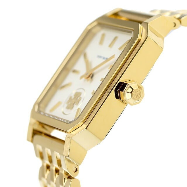 Tory Burch Robinson White Dial Gold Steel Strap Watch for Women - TBW1500 Buy Now By Tory Burch
