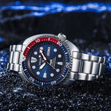 Seiko Prospex PADI Special Edition Automatic Blue Dial Silver Steel Strap Watch for Men - SRPE99 Buy Now By Seiko