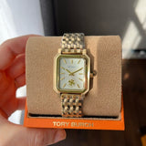 Tory Burch Robinson White Dial Two Tone Steel Strap Watch for Women - TBW1501 Buy Now By Tory Burch