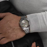 Seiko 5 Sports SNXS Series Automatic Beige Dial Silver Steel Strap Watch for Men - SRPK91K1 Buy Now By Seiko