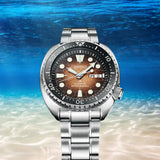 Seiko Prospex US Special Edition King Turtle Automatic Brown Dial Silver Steel Strap Watch for Men - SRPH55 Buy Now By Seiko