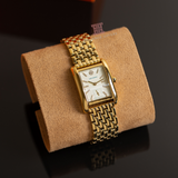Tory Burch Eleanor White Dial Gold Steel Strap Watch for Women - TBW1060 Buy Now By Tory Burch