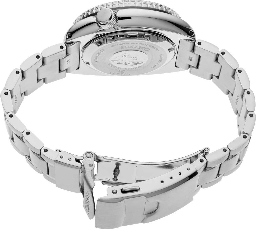 Seiko Prospex Save The Ocean Diver's Automatic Blue Dial Silver Steel Strap Watch for Men - SRPD21J1 Buy Now By Seiko