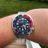 Seiko Prospex PADI Special Edition Automatic Blue Dial Silver Steel Strap Watch for Men - SRPE99 Buy Now By Seiko