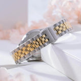 Versace Hellenyium Quartz Blue Dial Two Tone Steel Strap Watch for Women - VE2S00522 Buy Now By Versace