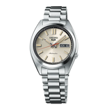 Seiko 5 Sports SNXS Series Automatic Beige Dial Silver Steel Strap Watch for Men - SRPK91K1 Buy Now By Seiko