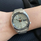 Seiko 5 Sports SNXS Series Automatic Beige Dial Silver Steel Strap Watch for Men - SRPK91K1 Buy Now By Seiko