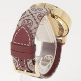 Tory Burch The Tory Chronograph White Dial Maroon Jacquard Strap Watch for Women - TBW1051 Buy Now By Tory Burch